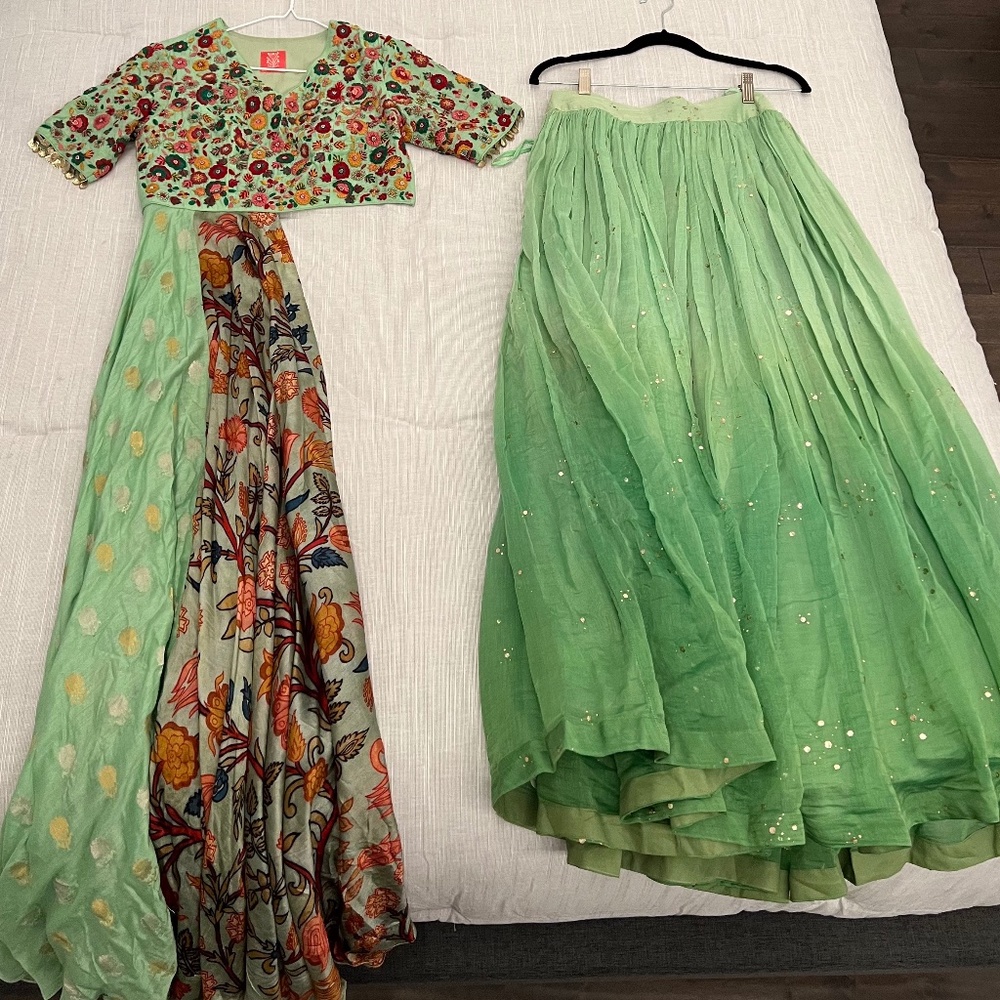 Indian Women Lehenga Outfit